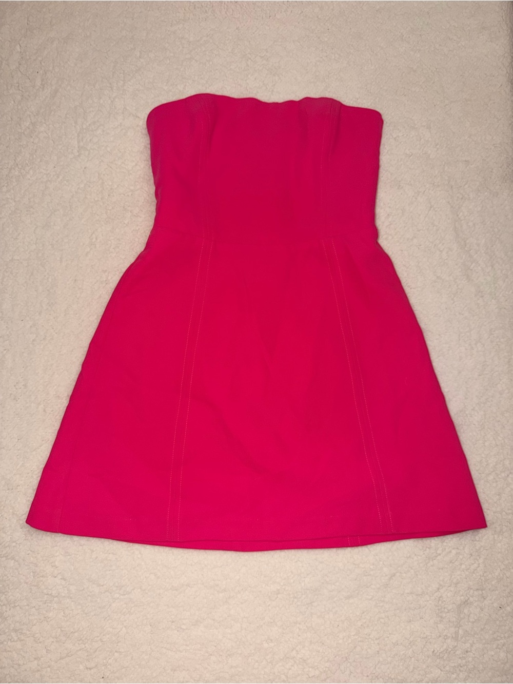 Amanda Uprichard New York Joss Dress Pink – Size XS (Missing Belt)